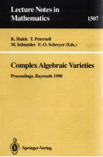 COMPLEX ALGEBRAIC VARIETIES