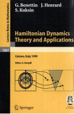 HAMILTONIAN DYNAMICS THEORY AND APPLICATIONS