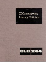 Contemporary Literary Criticism Volume 244