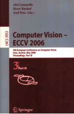 Lecture Notes in Computer Science 3953 Computer Vision-ECCV 2006 9th European Conference on Computer