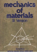 MECHANICS OF MATERIALS THIRD EDITION SI VERSION