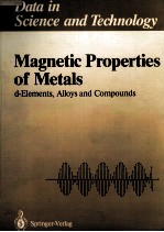 DATA IN SCIENCE AND TECHNOLOGY MAGNETIC PROPERTIES OF METALS D-ELEMENTS