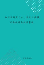 知识型新型工人、农民工楷模巨晓林同志先进事迹