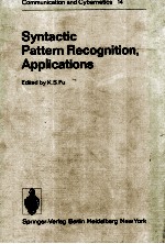 Communication and Cybernetics 14 Syntactic Pattern Recognition