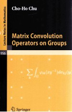 MATRIX CONVOLUTION OPERATORS ON GROUPS