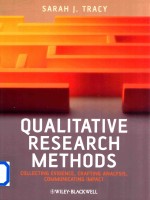 Qualitative Research Methods Collecting Evidence