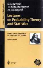 LECTURES ON PROBABILITY THEORY AND STATISTICS