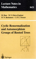 CYCLIC RENORMALIZATION AND AUTOMORPHISM GROUPS OF ROOTED TREES