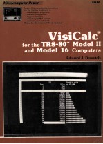 VisiCalc for the TRS-80 TM Model II and Model 16 Computers