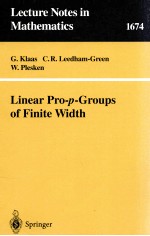 LINEAR PRO-P-GROUPS OF FINITE WIDTH