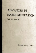 ADVANCES IN INSTRUMENTATION VOLUME 37