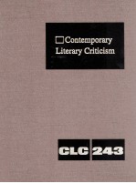 Contemporary Literary Criticism Volume 243