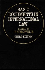 BASIC DOCUMENTS IN INTERNATIONAL  THIRD EDITION