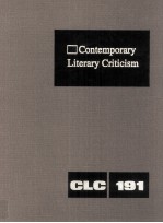 Contemporary Literary Criticism Volume 191