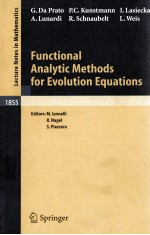 FUNCTIONAL ANALYTIC METHODS FOR EVOLUTION EQUATIONS