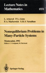 NONEQUILIBRIUM PROBLEMS IN MANY-PARTICLE SYSTEMS