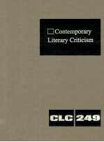 Contemporary Literary Criticism Volume 249