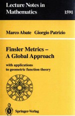 FINSLER METRICS - A GLOBAL APPROACH