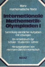 INTERNATIONALE AMTHEMATIK-OLYMPIADEN BAND I:1959-1968