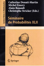 SEMINAIRE DE PROBABILITES XLII