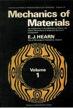 MECHANICS OF MATERIALS AN INTRODUCTION TO THE MECHANICS OF ELASTIC AND PLASTIC DEFORMATION OF SOLIDS