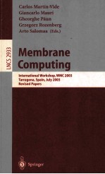 Lecture Notes in Computer Science 2933 Membrane Computing International Workshop