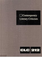 Contemporary Literary Criticism Volume 212