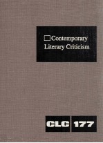 Contemporary Literary Criticism Volume 177