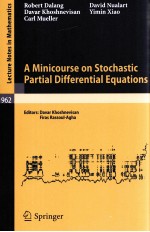 A MINICOURSE ON STOCHASTIC PARTIAL DIFFERENTIAL EQUATIONS