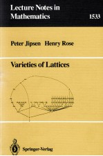 VARIETIES OF LATTICES