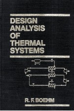 DESIGN ANALYSIS OF THERMAL SYSTEMS