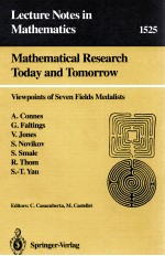 MATHEMATICAL RESEARCH TODAY AND TOMORROW