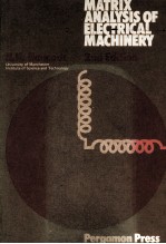 MATRIX ANALYSIS OF ELECTRICAL MACHINERY SECOND EDITION