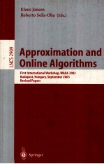 Lecture Notes in Computer Science 2909 Approximation and Online Algorithms First International Works