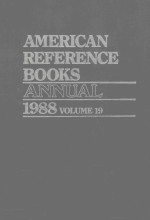 AMERICAN REFERENCE BOOKS 1988 VOLUME 19