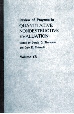 REVIEW OF PROGRESS IN QUANTITATIVE NONDESTRUCTIVE EVALUATION VOLUME 4B