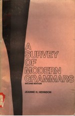 A Survey of MODERN GRAMMARS SECOND EDITION