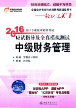 2016年会计专业技术资格考试应试指导及全真模拟测试  中级财务管理