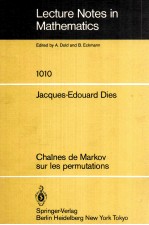 LECTURE NOTES IN MATHEMATICS 1010: CHAINES DE MARKOV SUR LES PERMUTATIONS