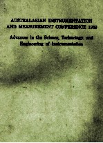 AUSTRALASIAN INSTRUMENTATION AND MEASUREMENT CONFERENCE 1989 ADVANCES IN THE SCIENCE