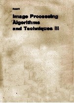 Image Processing Algorithms and Techniques III