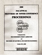 PROCEEDINGS 2000 33RD ANNUAL FRONTIERS OF POWER CONFERENCE