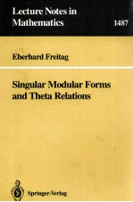 SINGULAR MODULAR FORMS AND THETA RELATIONS