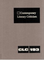 Contemporary Literary Criticism Volume 193