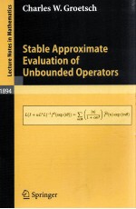 STABLE APPROXIMATE EVALUATION OF UNBOUNDED OPERATORS