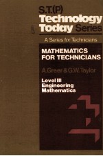 S.T.(P) TECHNOLOGY TODAY SERIES A SERIES FOR TECHNICIANS MATHEMATICS FOR TECHNICIANS LEVEL III ENGIN