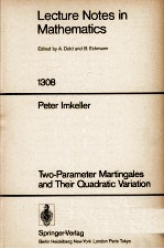 LECTURE NOTES IN MATHEMATICS 1308: TWO-PARAMETER MARTINGALES AND THEIR QUADRATIC VARIATION