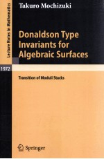 DONALDSON TYPE INVARIANTS FOR ALGEBRAIC SURFACES