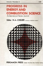 PROGRESS IN ENERGY AND COMBUSTION SCIENCE AN INTERNATIONAL REVIEW JOURNAL VOLUME 7 NUMBER 3