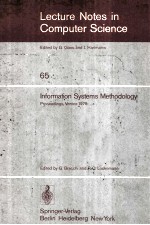 Lecture Notes in computer science 65 Information Systems methodology